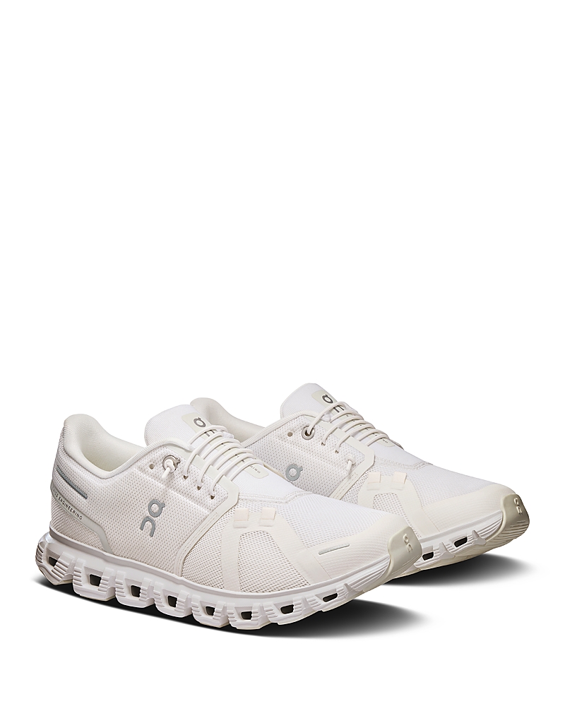 On Women's Cloud 6 Sneakers in White