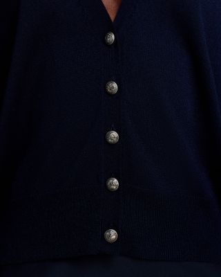 Roma V Neck Cardigan Sweater