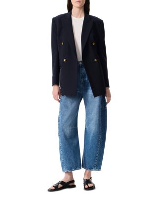 Charlie High Rise Barrel Jeans in Accord