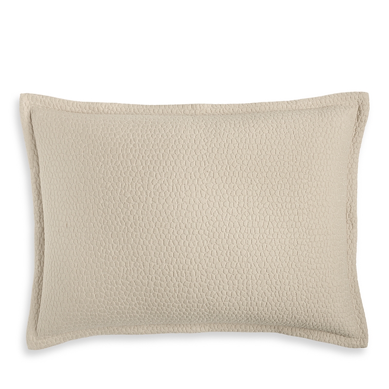 Hudson Park Collection Signature Pebbled Matelasse Standard Sham, Pair In Beige