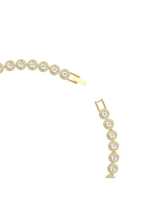 Una Angelic Crystal Tennis Necklace, 14.875-16.125"