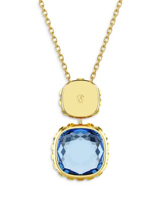 Chroma Multicolor Crystal Reversible Pendant Necklace, 16.5-19.25"