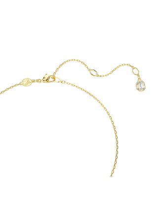 Idyllia Mixed Cut Multicolor Crystal Flower Lariat Necklace, 16.5-27.5"