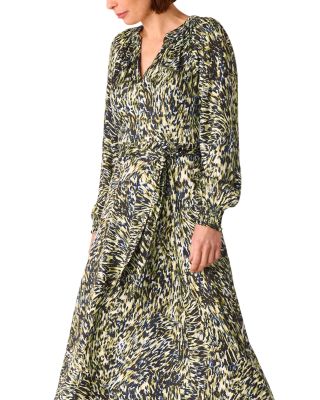 Petite Marlow Leopard Swirl Dress