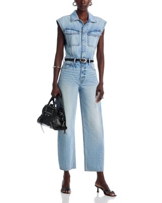 Ace Sleeveless Denim Jumpsuit 