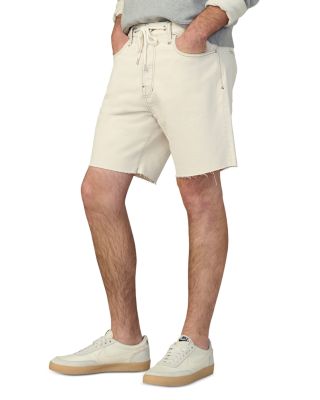 Ecru Straight Fit 7.5" Denim Shorts