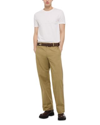 Short Sleeve Embossed Logo Tee