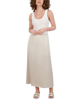 Satin A Line Skirt