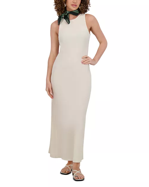 georgette column dress