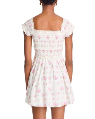 Siona Floral lace Trim Dress