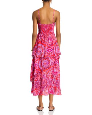 Paisley Scarf Maxi Dress