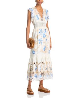 Romantic Richelieu Maxi Dress