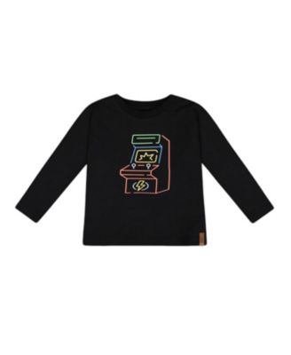 Deux par Deux - Boys' Long Sleeve T-Shirt with Print - Little Kid