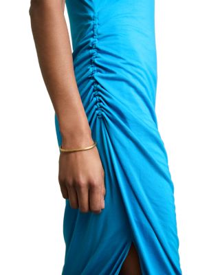 Tulia Side Ruched Midi Dress