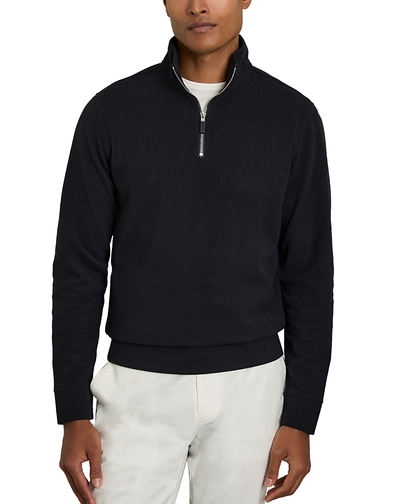 Reiss Creek Brushed Cord Half Zip Sweater