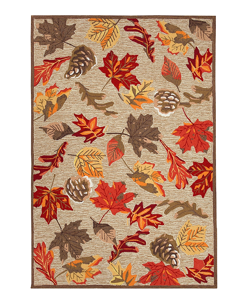 Liora Manne Ravella Falling Leaves Area Rug, 8'3 X 11'6 In Neutral