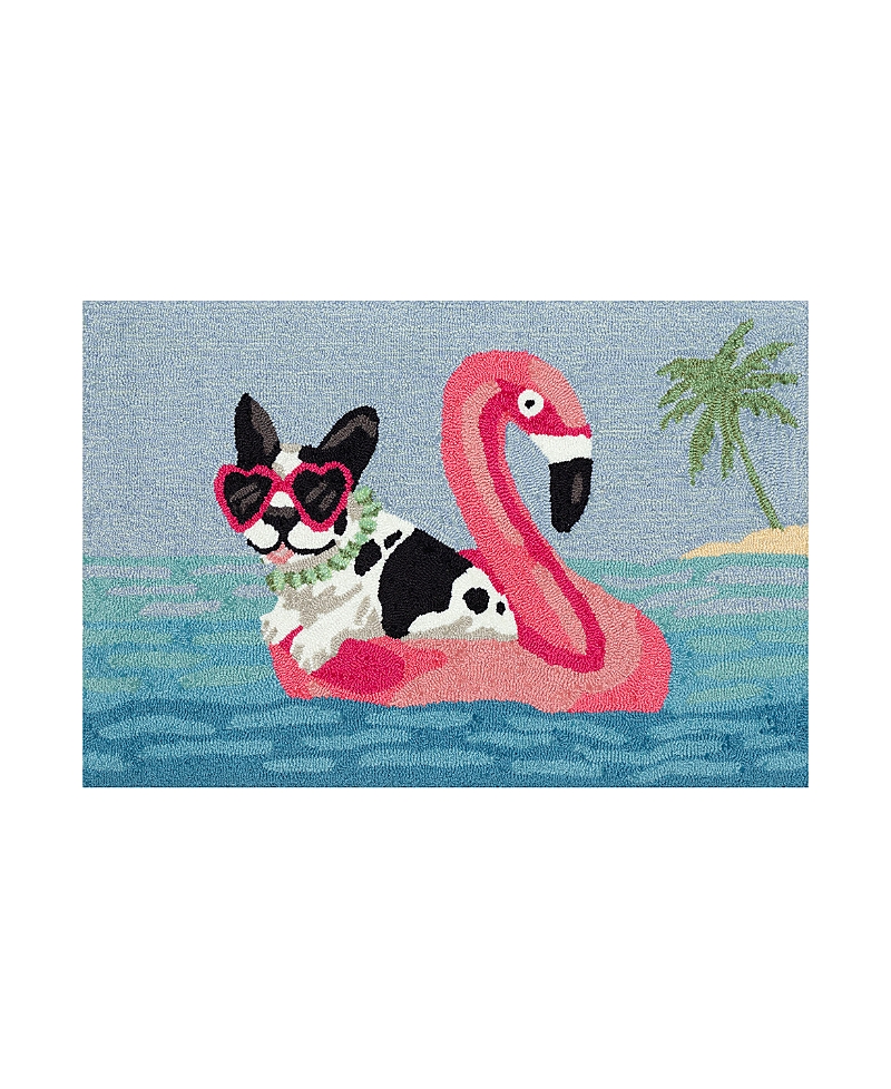 Liora Manne Frontporch Sit Stay Vacay Area Rug, 2'6 X 4' In Multi