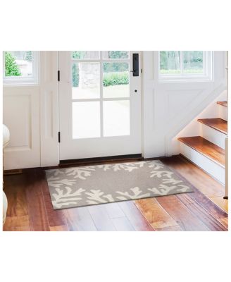 Liora Manne Capri Coral Border Area Rug, 1'8" x 2'6"