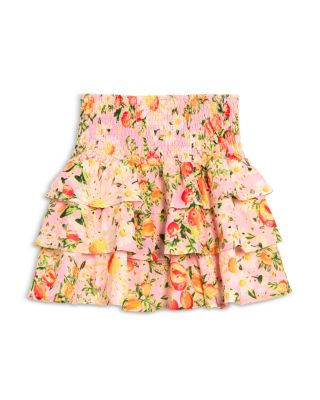 Girls' Summer Peach Top & Skirt, Little Kid, Big Kid - Exclusive