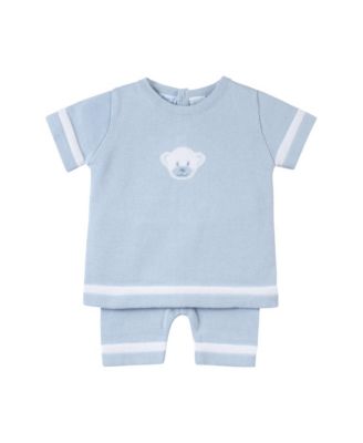 Boys' Knit Teddy Bear Set - Baby, Little Kid