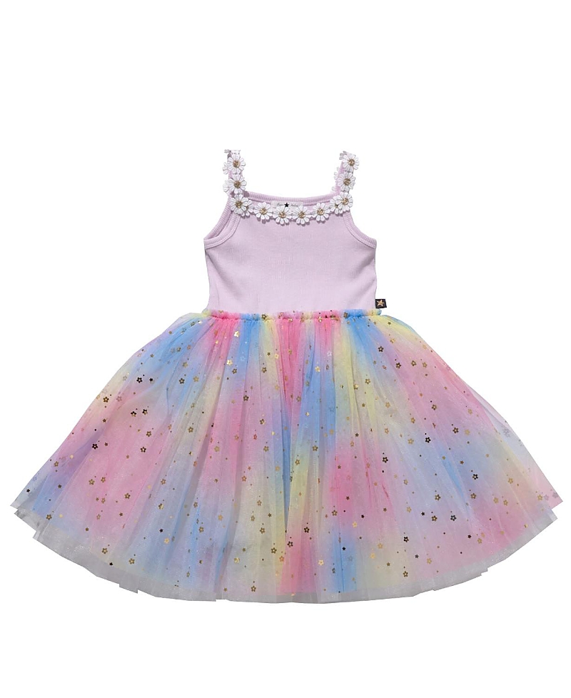 Petite Hailey Girls' Flower Lace Tutu Dress - Baby, Little Kid, Big Kid