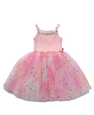 Petite Hailey Girls' Flower Lace Tutu Dress - Baby, Little Kid, Big Kid