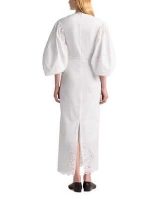 Danielle Eyelet Balloon Sleeve Dress