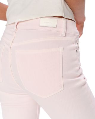 Mara Straight Mid Rise Instasculpt™ Ankle Jeans in Primose Pink