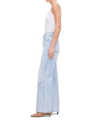 Desi High Rise Bootcut Jeans in Blue Mist