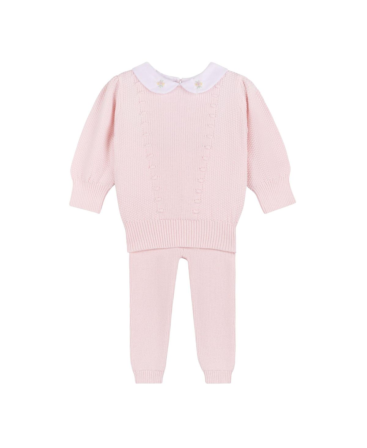 Feltman Brothers Girls' Detailed Collar Knit Set - Baby, Little Kid