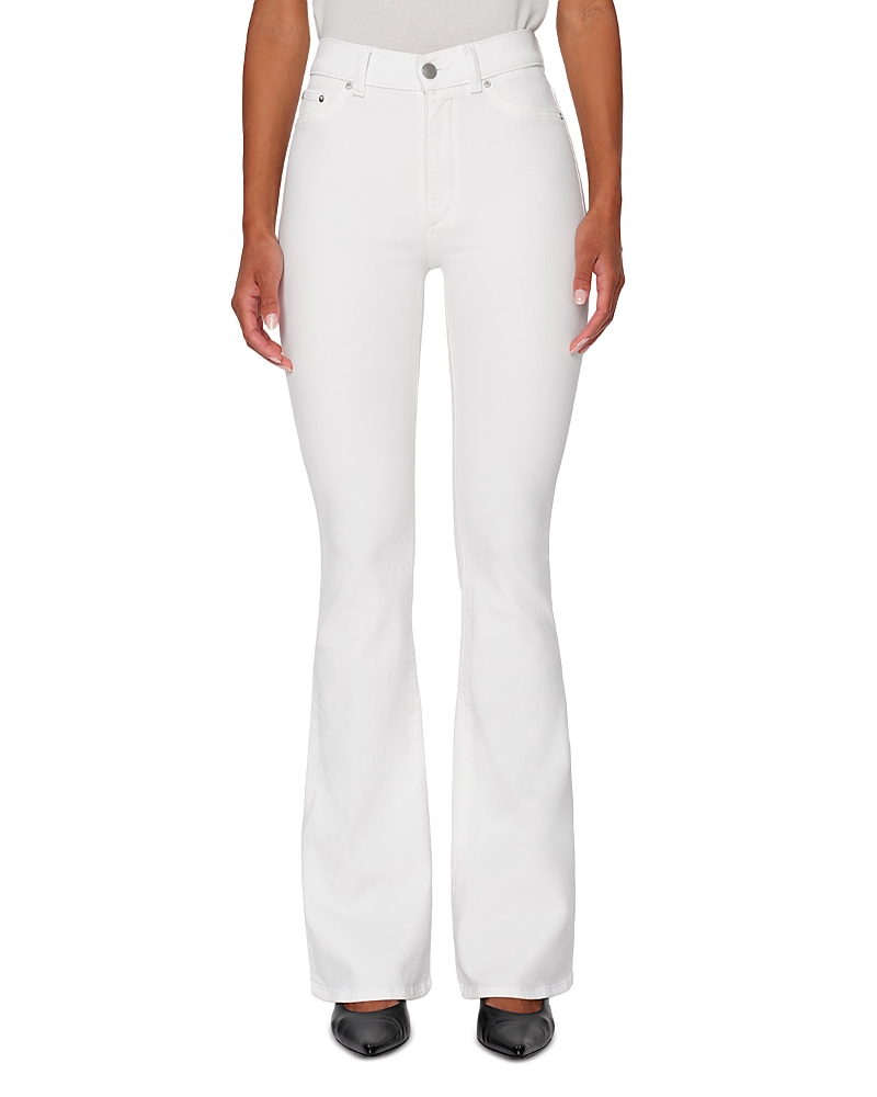 DL1961 Bridget High Rise Instasculpt Bootcut Jeans in White