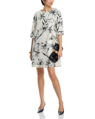 Gianna Floral Print Shift Dress