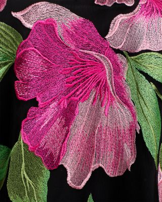 Embroidered Swing Cardigan 