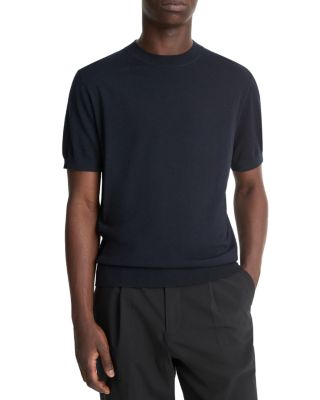 Classic Fit Short Sleeve Wool Sweater