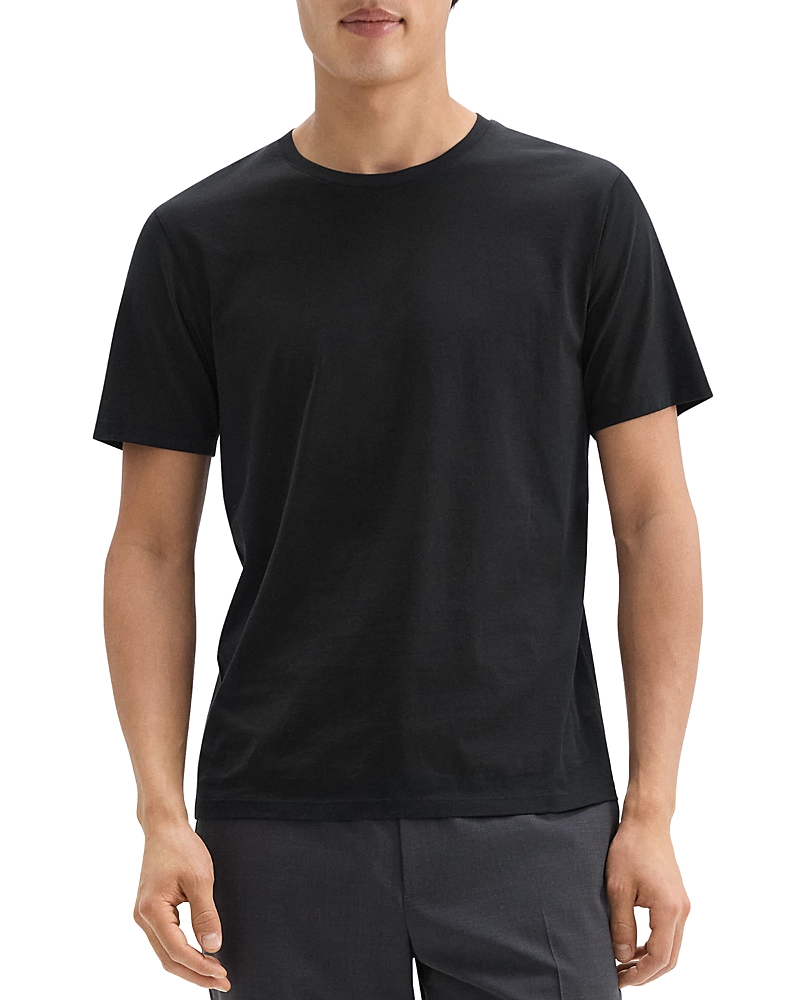 Theory Precise Regular Fit Tee In Black