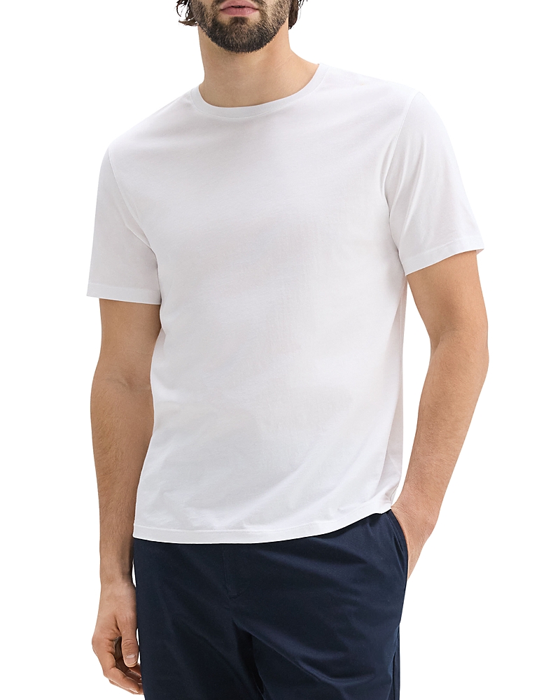 Theory Clinton Relaxed Cotton T-shirt In White
