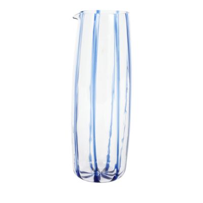 VIETRI - Nuovo Stripe Blue Pitcher