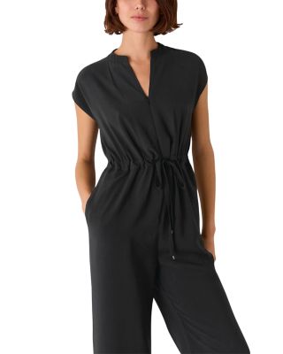 Sleeveless Drawstring Jumpsuit
