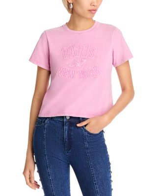 Cinq à Sept - Garment Dye Logo Shrunken Tee