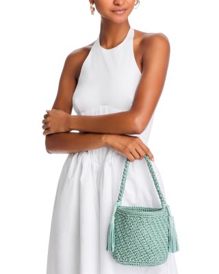 Camila Woven Bucket Bag