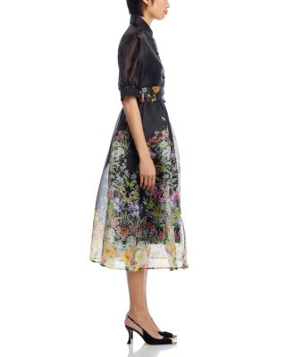 Floral Print Shirt Dress