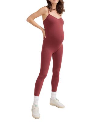 Body Rib Maternity Unitard