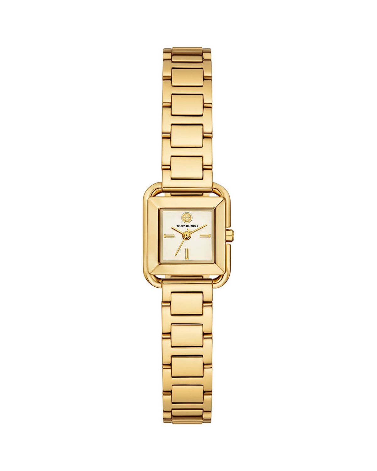 Tory Burch The Small Kira Square Stainless Steel Watch, 18mm x 18mm