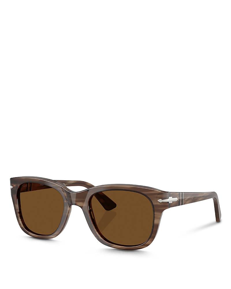 Persol Unisex Sunglass Po3372s In Striped Brown