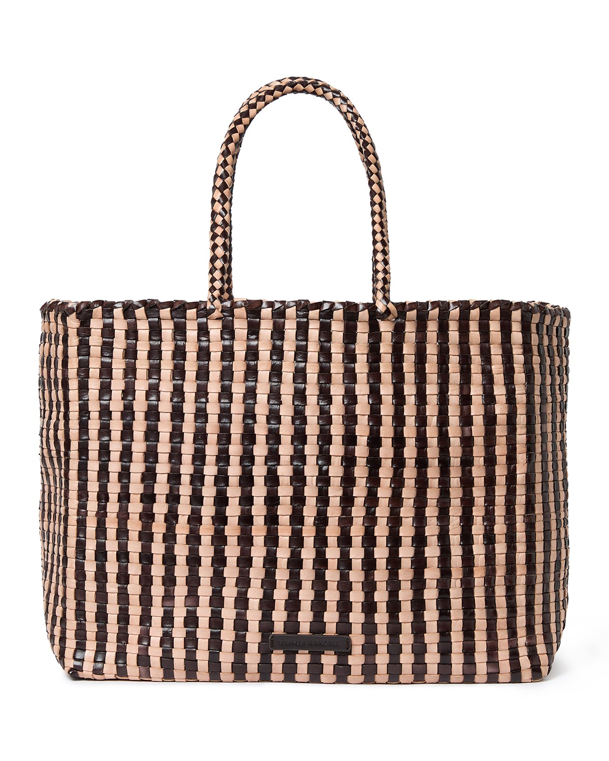 Loeffler Randall Granger Natural/Cognac Straw Tote