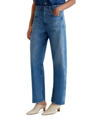 High Rise Barrel Leg Jeans in Flashback