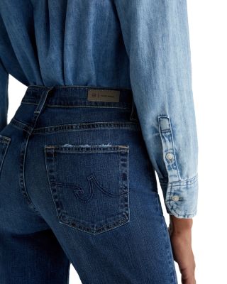 Brinley Mid Rise Straight Leg Ankle Jeans