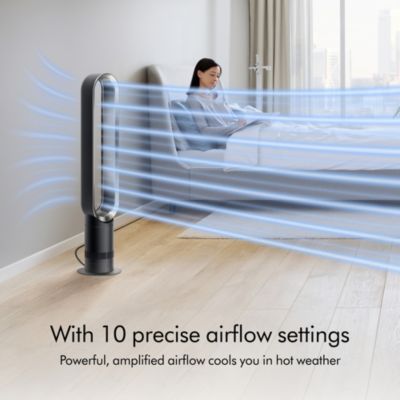 Cool tower fan AM07 | Satin Black/Nickel | New