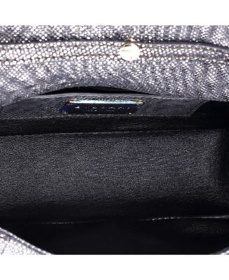 Small Serpenti Cabochon Shoulder Bag Diagonal Quilted Metallic Karung