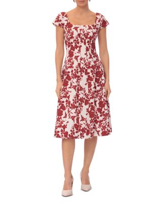 Bagatelle - Seamed Flare Midi Dress